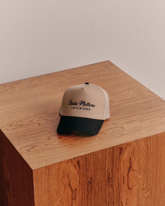 Tan/Black Trucker Hat