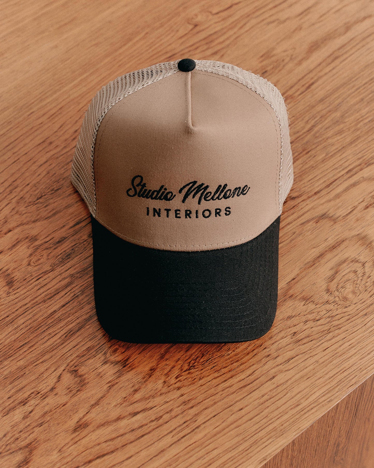 Tan/Black Trucker Hat